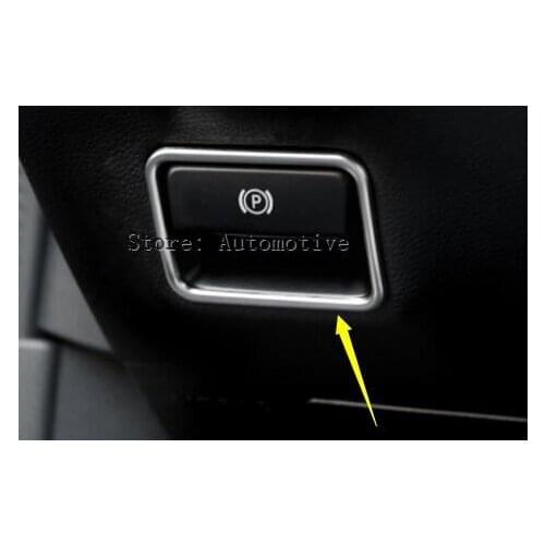 For Mercedes-Benz GLS 2016 Interior Electronic Handbrake Cover 1pcs car styling