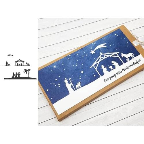 Metal cutting dies Birth of Jesus Scrapbooking paper cards making paper decoration crafts knife mould stencils new 2019 cut die