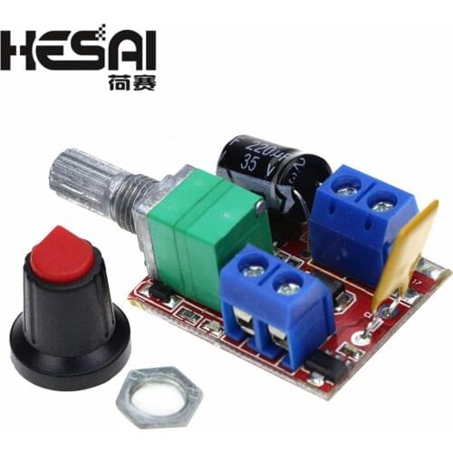 Mini 5A PWM Max 90W DC Motor Speed Controller Module DC-DC 3V-35V Speed Control Switch LED Dimmer