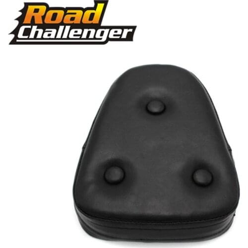 Motorcycle Universal Black Synthetic Leather Sissy Bar Backrest Cushion Pad For Honda For Yamaha For Kawasaki For Harley