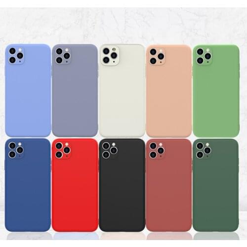 For iPhone X case Liquid Silicone Case For iPhone X 12 11 Pro Max Mini X XR XS Max Shockproof Soft Cover Luxury Original Square