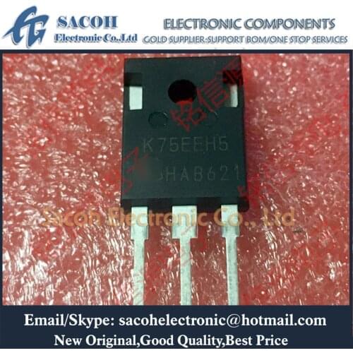 Free Shipping 10Pcs IKW75N65EH5 K75EEH5 IKW75N65EL5 K75EEL5 TO-247 75A 650V Power IGBT Transistor