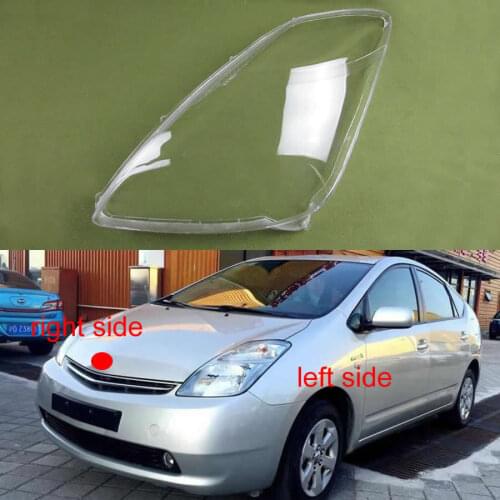 Front Headlamps Transparent Cover Lampshade Lamp Shell Masks Headlight Shell Lens for Toyota Prius 2005 2006 2007