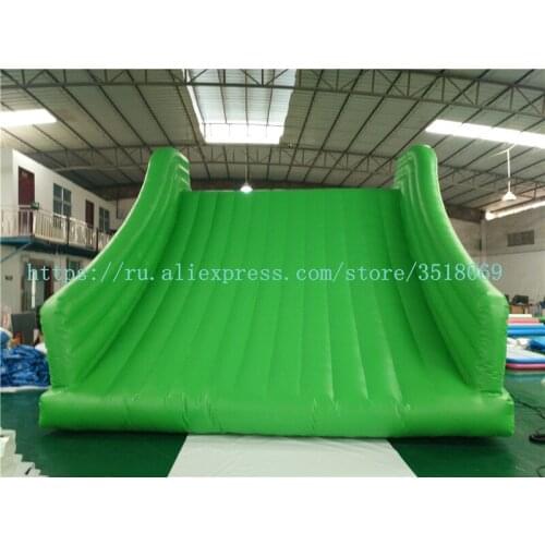 Sale of PVC land inflatable airtight slope obstacle, water inflatable airtight slide