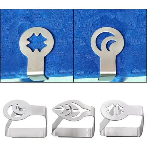 Tablecloth Clips Thickened Stainless Steel Picnic Table Cloth Holders Clamp