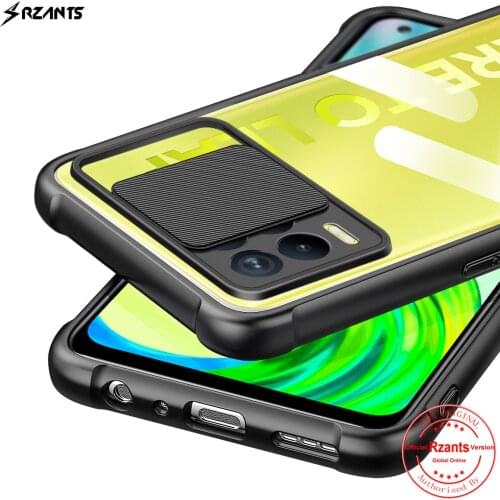 Rzants For OPPO Realme 8 Realme 8 Pro 4G 5G Case Soft [Lens Protection] Air Bag Conor Clear Cover Double Casing