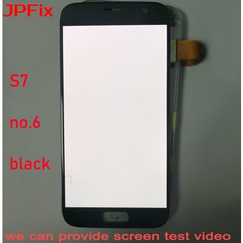 JPFIX Super AMOLED For Samsung Galaxy S7 G930 Shadow Line And Leakage LCD Screen Digitizer Assembly Replacement Without Frame