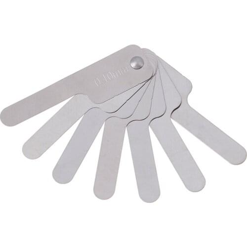 0.1-0.5mm Sliver Orthodontic Ruler Stainless Steel Dental Orthodontic Interproximal Enamel Reduction IPR Gauge Ruler