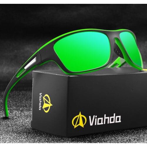 VIAHDA NEW Polarized Sunglasses Men Driving Sun Glasses Women Vintage Retro Mirror Goggle Eyewear Male Gafas De Sol