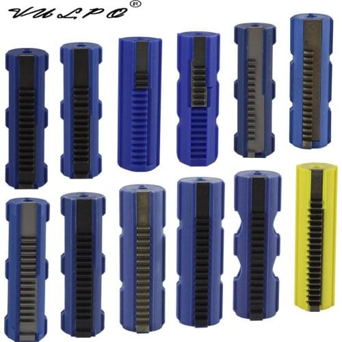 VULPO Full Steel Nylon 19/15/14/13/7/3 Steel Teeth Piston or 14 Full Teeth and 1 Half Tooth for Airsoft AEG Gearbox Ver 2/3