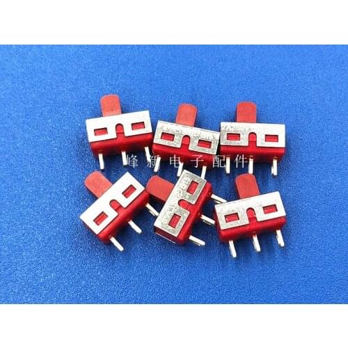 Taiwan crossbar red handle vertical 2 gear 3 foot toggle switch 5A power slide switch fluctuating on-off switch