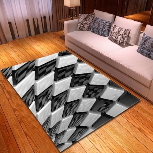 Three-dimensional printing living room home bedroom bedside decoration baby floor mats childrens room 3D three-dimensional patt