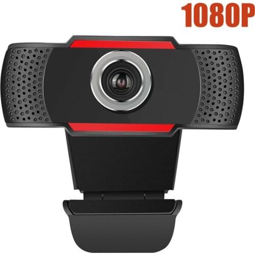 Webcam 1080P Rotatable HD Webcam PC Mini USB 2.0 Web Camera Video Recording High definition withWith Micphone true color images