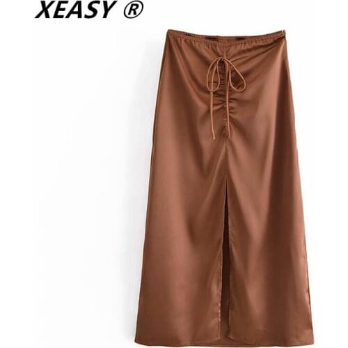 Женские плиссированные юбки XEASY China At AliExpress