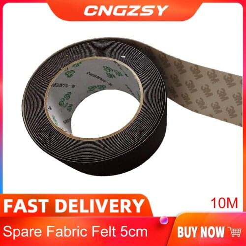 10M*5cm Self Adhesive Fabric Felt Window Film Tinting Spare Cloth For Vinyl Wrap Squeegee Car Cleaning Scraper A08-10M
