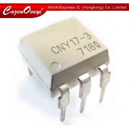 10pcs/lot CNY17-3 CNY17-2 CNY17 DIP-6 In Stock