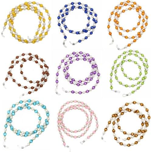 10pcs/lot SunGlasses Beaded Neck Lanyard Cord Spectacles Eyeglass Chain Strap rope Neck Rope for Eyewear Wholesale