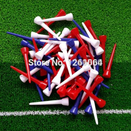 100 pcs/bag 2 1/8" 54mm Golf Cup tees, mixed color, golf tees Driver Training