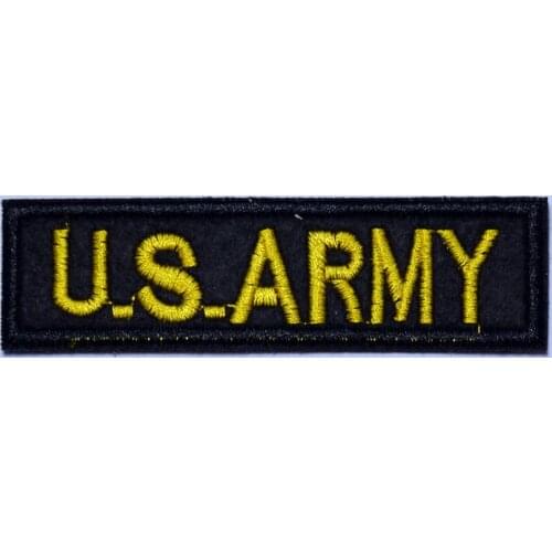 US Army USA Tactical Military Arm Badge Morale Jeans Jacket T-Shirt Iron on patch (Size is about 8.4 * 2.5 cm)