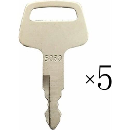 5key For IHI Skid Steer Excavator Heavy Equipment Ignition Keys 5080 #069027029