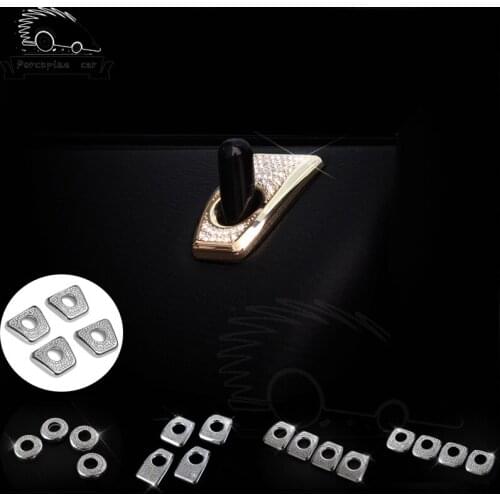Diamond Door Lock Pins Decorative Cover Trim Interior Pin Stickers for BMW 1 2 3 4 5 7 series 3GT 5GT M X1X3X4 X5 X6 Car Styling