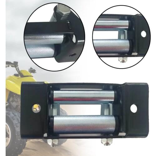 ATV Offroad Car Fairlead Roller Recovery Winches Replacement Accessories Compact Manual Easy Install Steel Durable Rope Guide