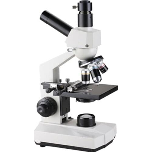 Dual Viewing Head Biological Microscope 40X-640X Metal Base