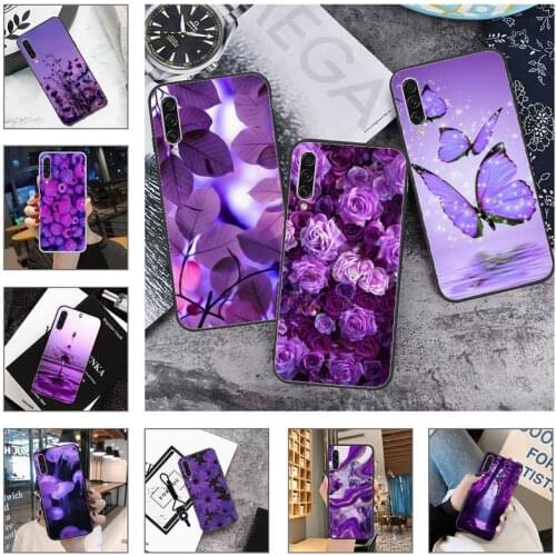 Infinity on Purple art pattern Phone Case For Samsung galaxy A S note 10 7 8 9 20 30 31 40 50 51 70 71 21 s ultra plus