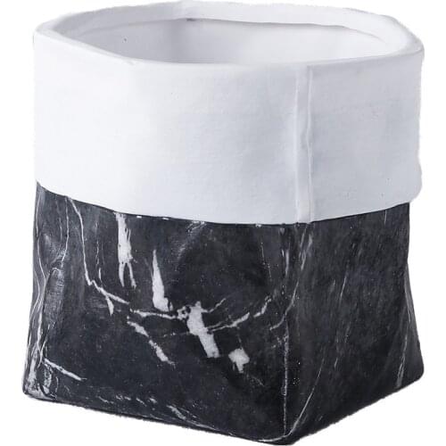 Nordic ceramic kraft paper bag flowerpot green plant pot creative personality home use green pineapple succulent cactus