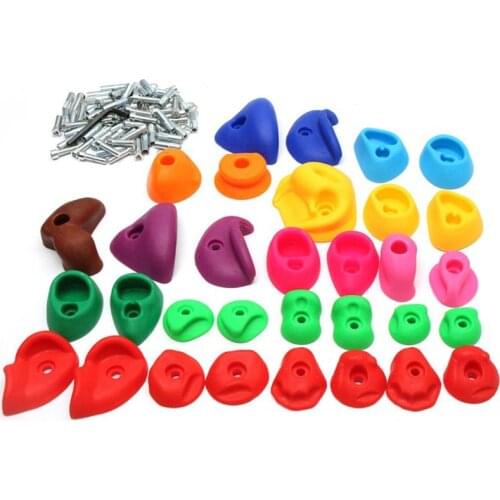 Children Climbing Rock Sports Climbing Point 32 Per Pack Playground Gecko Wall Climbing Wall Indoor Rock Climbing Equipment