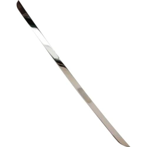 For VW POLO hatchback 2011- 2017 Chrome Rear Trunk Door Cover Tail Gate Trim Back Boot Hatch Garnish Moulding Styling Sticker