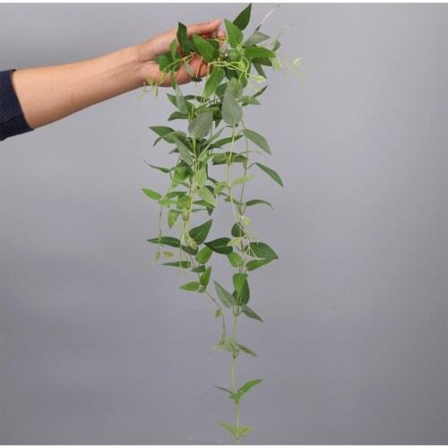 Artificial plant Honeysuckle Leaves Vine Rattan Silk Green Wicker Fern DIY Flower Arranging Accessories Plant for Flowers