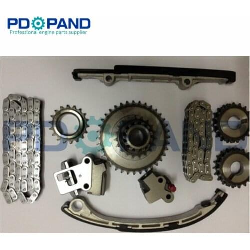 KA24 KA24DE Double Row Engine Timing Chain Gear Tensioner Kit for NISSAN ALTIMA FRONTIER XTERRRA 240SX /Paladin 2.4L