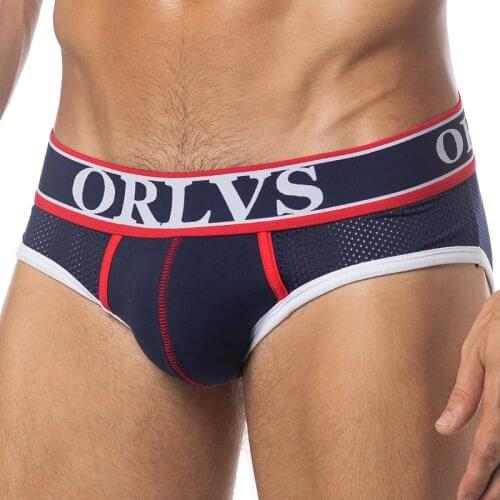 Brand Best Selling Underwear men Mesh Modal Briefs Breathable Men Sexy Ventilate Plus Size Men Briefs Slip