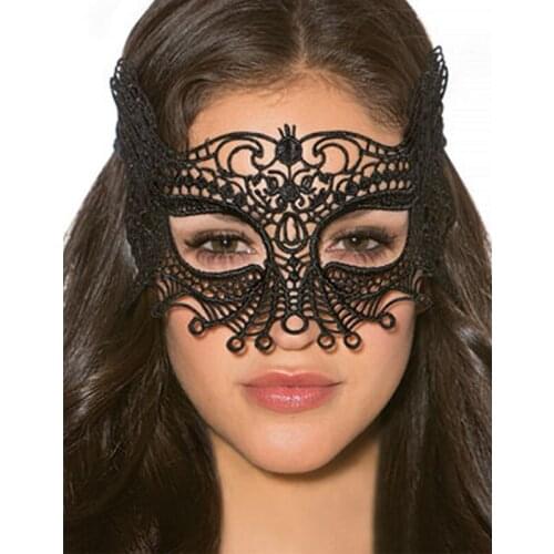 Comeondear Masquerade Mask Women Eye mask Lace Floral Venetian Masquerade Fancy Party Dress flower Venetian Masks Party CI80608