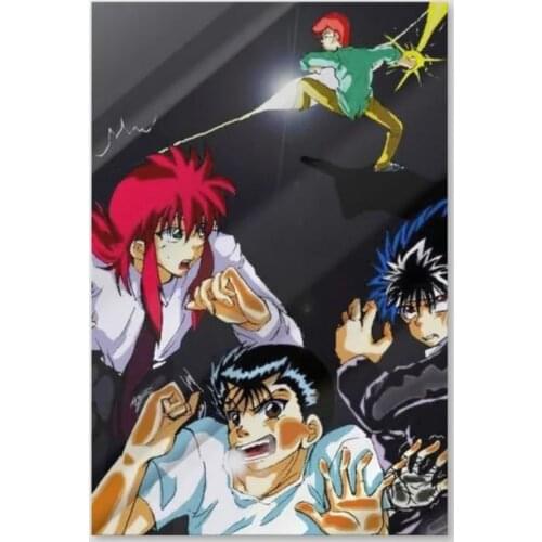 Wall Art Canvas Painting Picture Yu Yu Hakuso Cute Anime Japan Print Home Decor Poster Cuadros For Living Room Modular No Frame