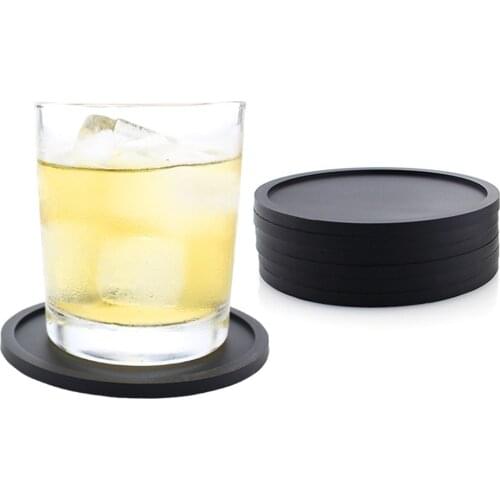 Non-slip Silicone Coaster Holder Cup Mat Pad Coaster Table Placemats Nonslip Coffeee Cup Mat Heat Resistant Kitchen Accessories