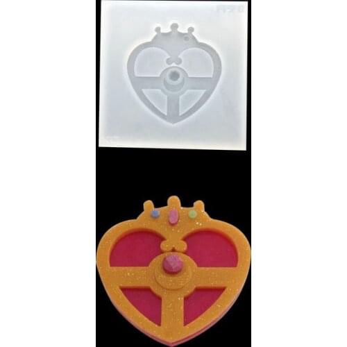 New girl warrior silicone drop mold 16053