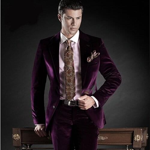 2020 latest coat pant designs Slim Fit two Button man suit Groom Tuxedos Groomsmen Men Wedding Suits Prom Clothing Jacket+Pants