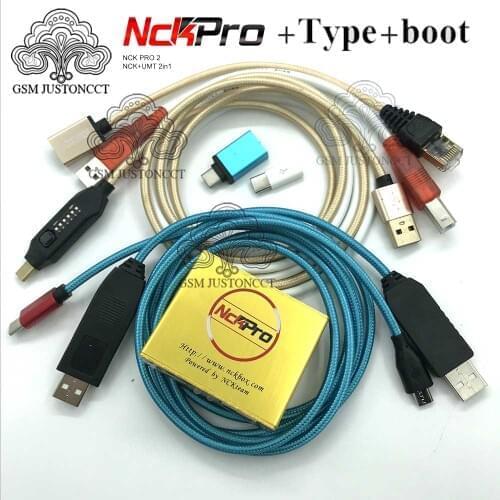 2020 Newest Original NCK Pro box NCK Pro 2 box (support NCK+ UMT 2 in 1) + USB Type-C + UMF ALL Boot cable for For Huawei