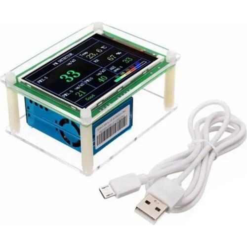 PM1.0 PM2.5 PM10 Detector Module Air Quality Dust Sensor Tester Detector Support Export Data Monitoring