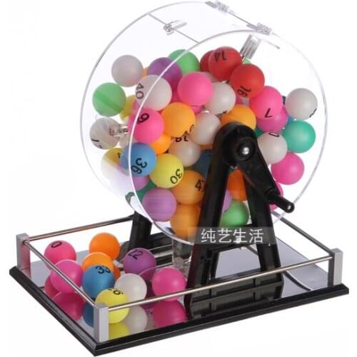 Entertainment Lottery ball Pick machine for promotional activities lottery machine manual ERNIE machine game ball