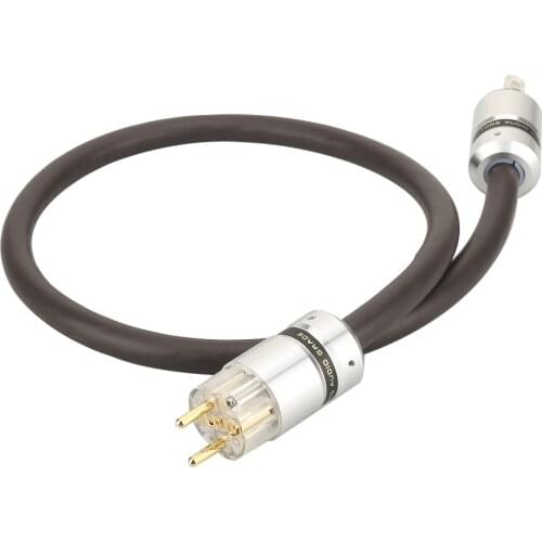 Hi-End EU Schuko power plug Viborg VP1606 OFC 6MM square AC Power cords Cable Audio Grade 16MM