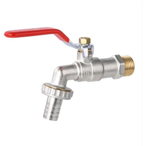 Basin Faucets Water Tap 1/2' and 3/4' Brass Faucet Home Outdoor Garden Tool basin mixer Garden Faucet Adaptor