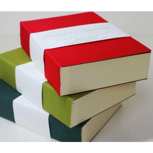 Thick Pocket Journal Book 120mm*165mm Pure Design Grid Paper Notebook 320 Sheets