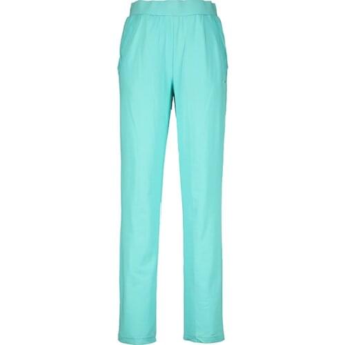 Knitted Sports Pants For Women Jogging Fitness Cotton Trousers With Pockets Waist Drawstring Comfortable Loose Pants 4 colors