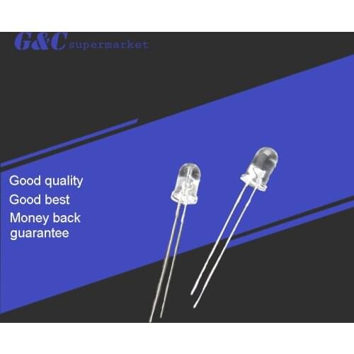 2PCS LED 5mm Runde 365nm Ultra Violette UV LED Lamp Diodes diy electronics