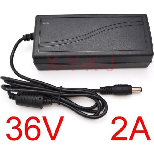 High quality IC solutions 20PCS AC 100V-240V Converter DC 36V 2A 2000mA Power Supply Adapter 72W Adaptor DHL Free shipping