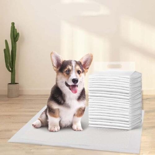 100pcs Super Absorbent Pet Diaper Dog Training Pee Pad Disposable Nappy Mat Underpad Dog Cat Cleaning Deodorant Diaper Soakers