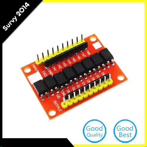 12V 8 Channel Optocoupler Isolation Board High Level Trigger Isolated Module Positive Phase Amplification Plate diy electronics